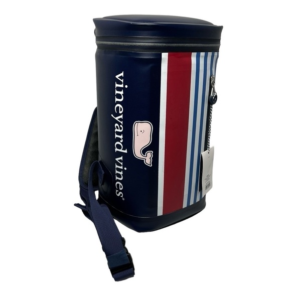 NWT Limited Edition Vineyard Vines x Target Navy Padded Shoulder Sling Cooler - Picture 1 of 16